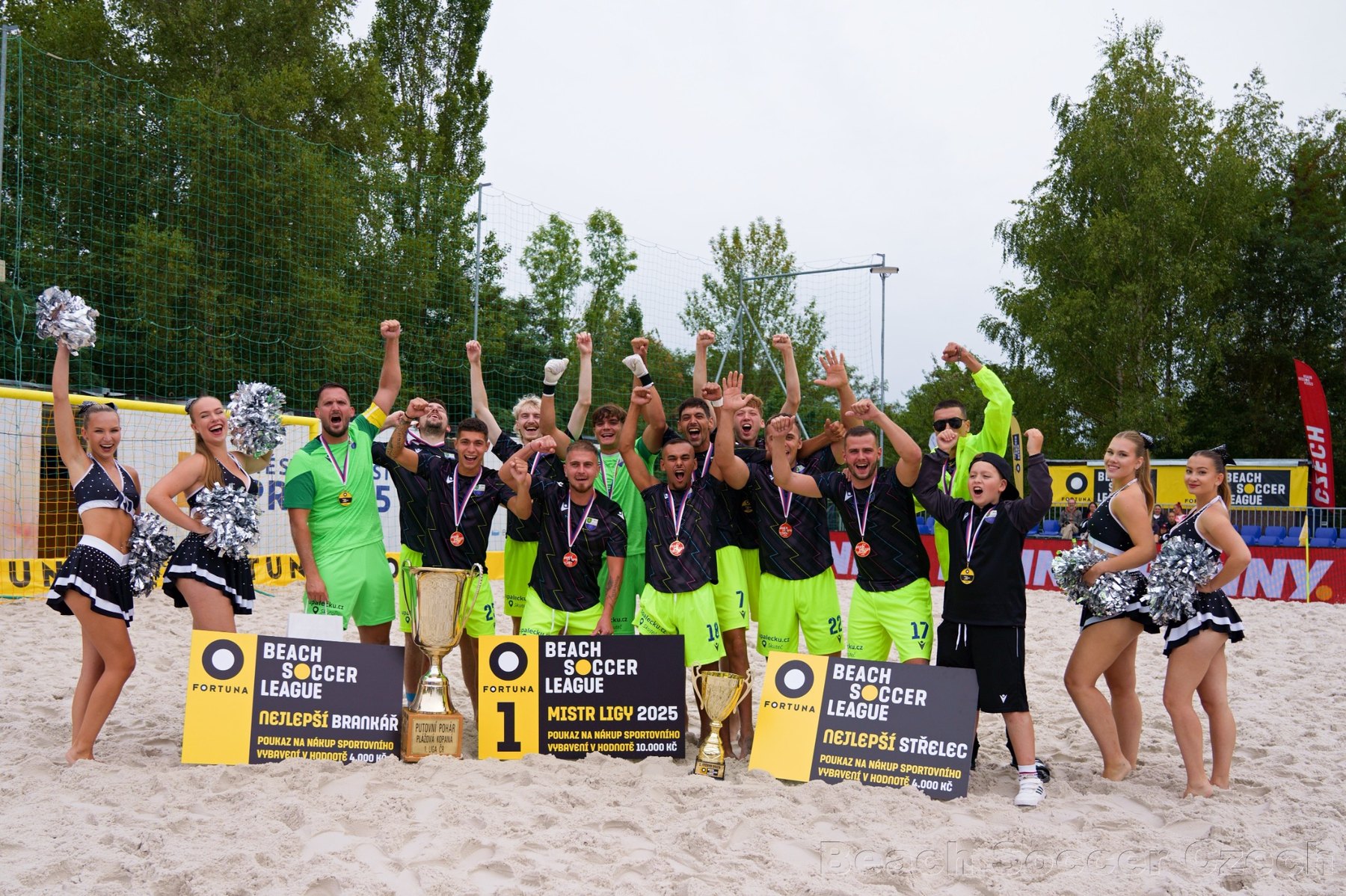 Úřadující mistři FBSL 2025 SK Bosnia Online EU Teplice